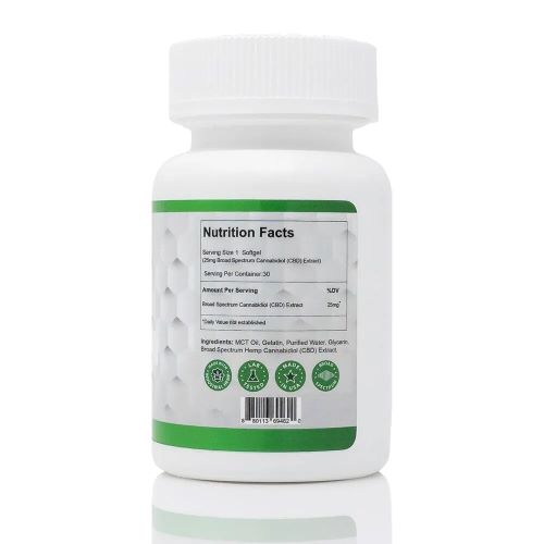 Scatola da 30 capsule CBD da 750 mg